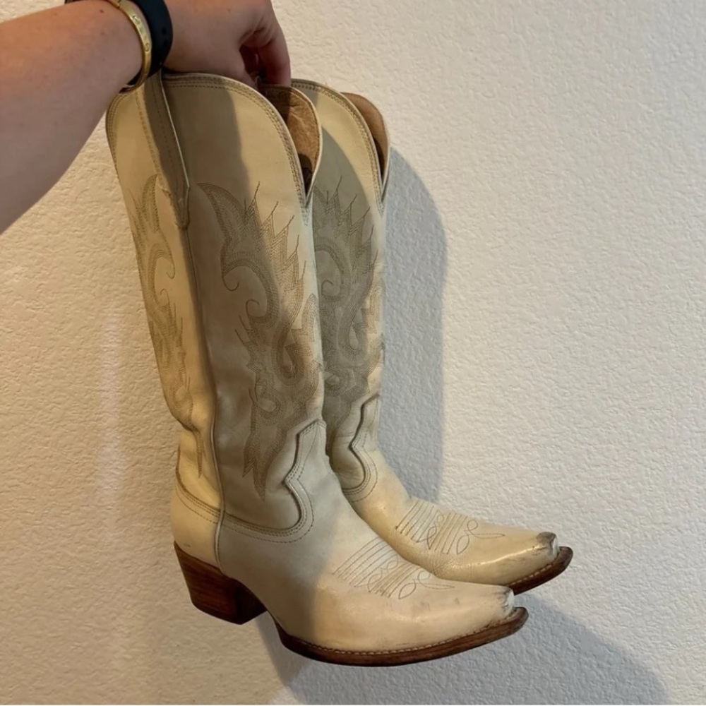 Freebird Ivory Woodland Cowboy Boots - Picture 2 of 7
